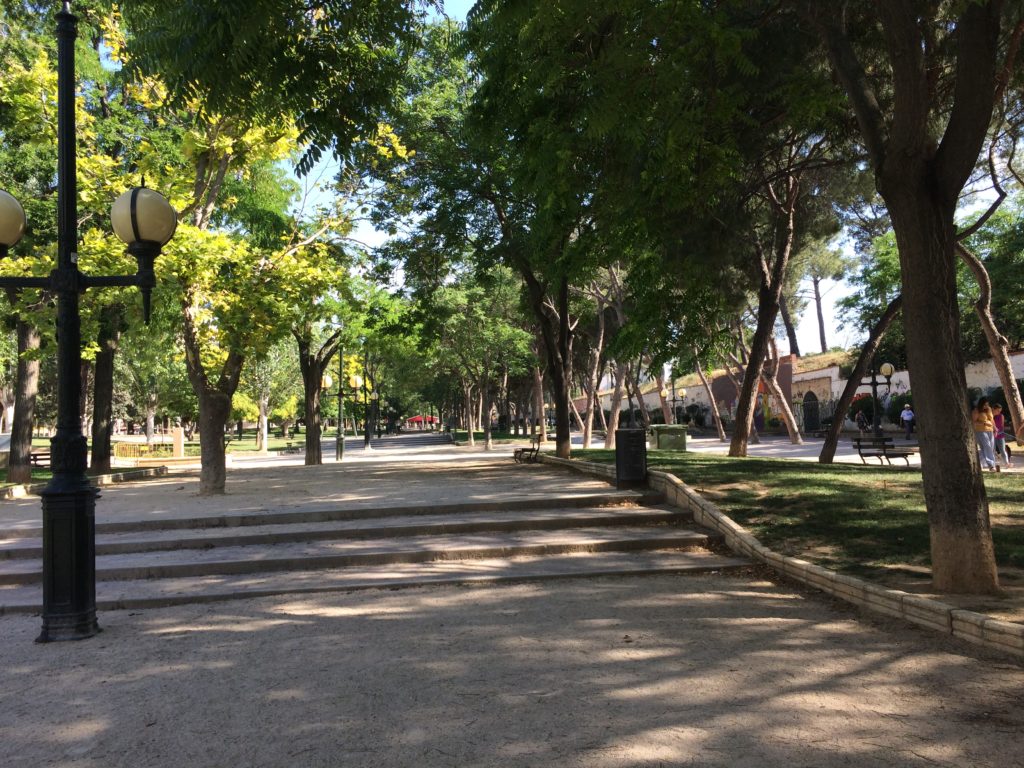Parques con terrazas en Zaragoza