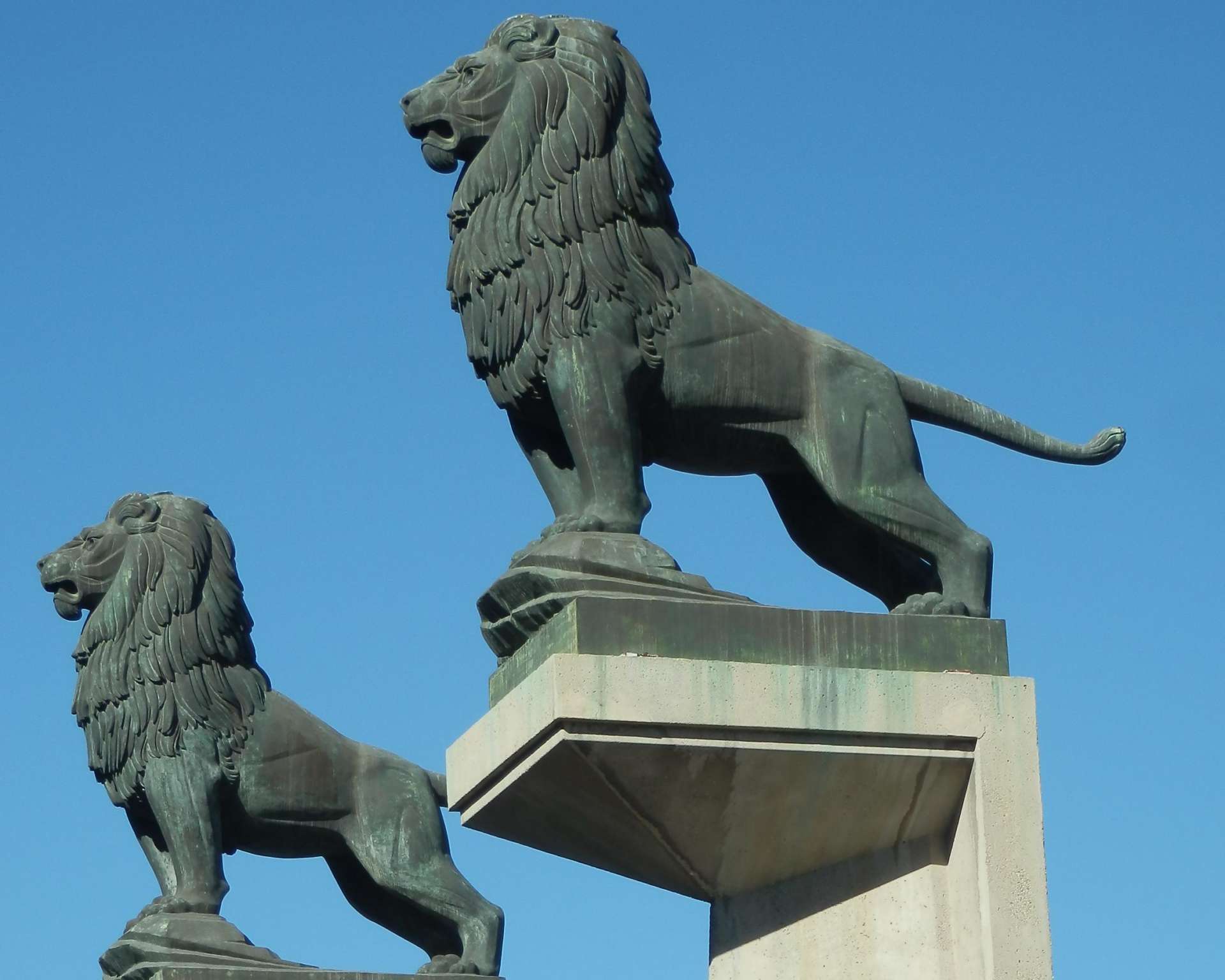 Leones del Puente de Piedra