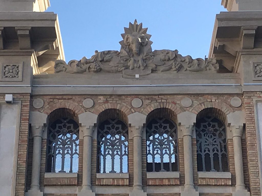 Detalles de la decoración del Mercado Central