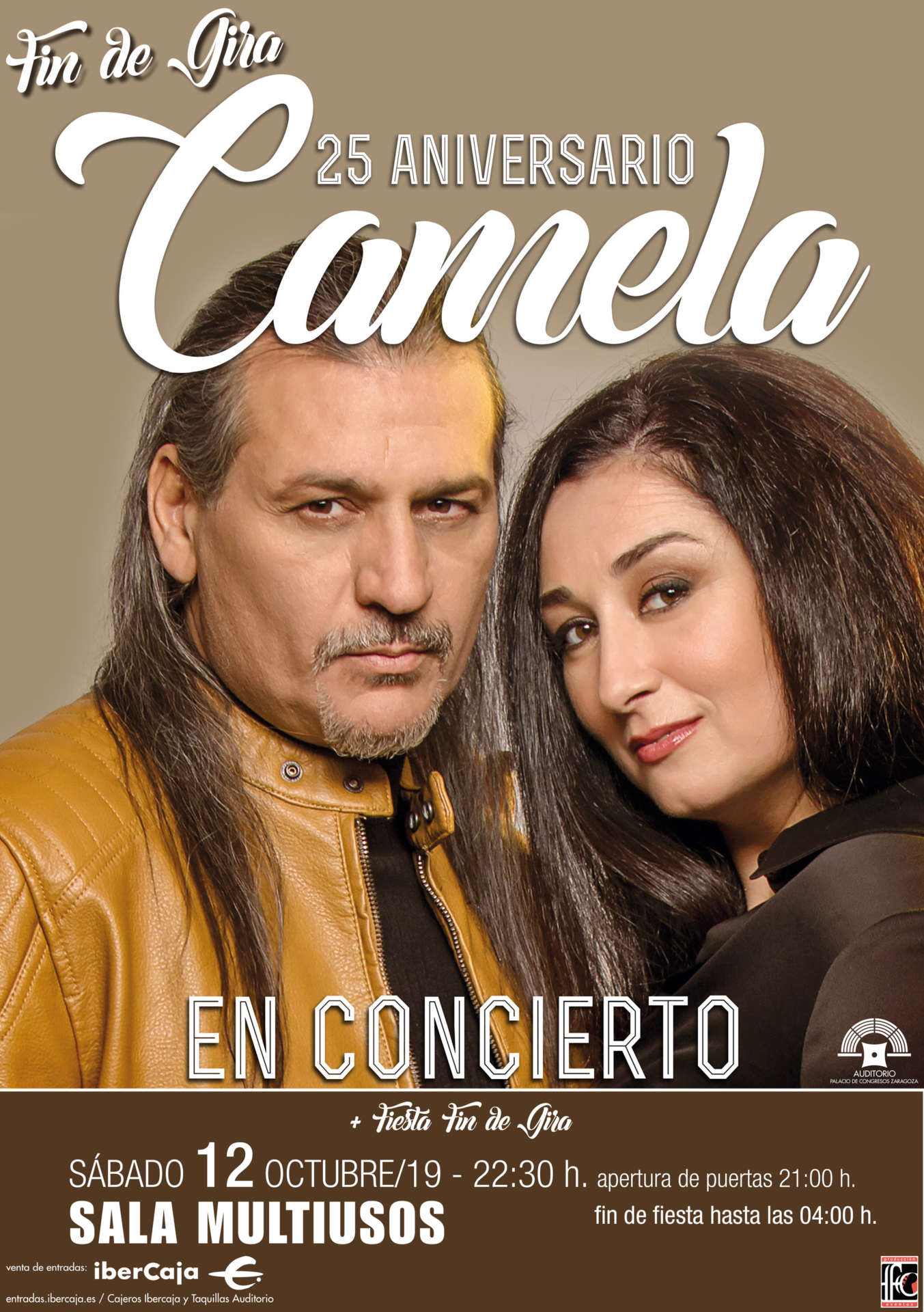 Camela - Fin de gira 25 aniversario en la Sala Multiusos de Zaragoza