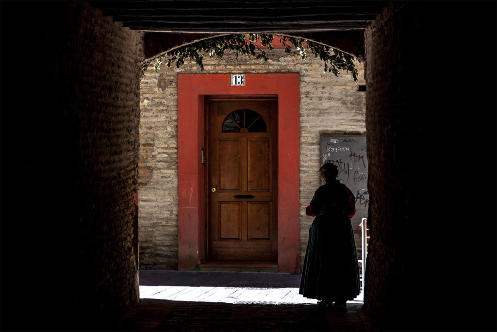 Barrio de Zaragoza: el Arrabal, callejón del Tío Lucas