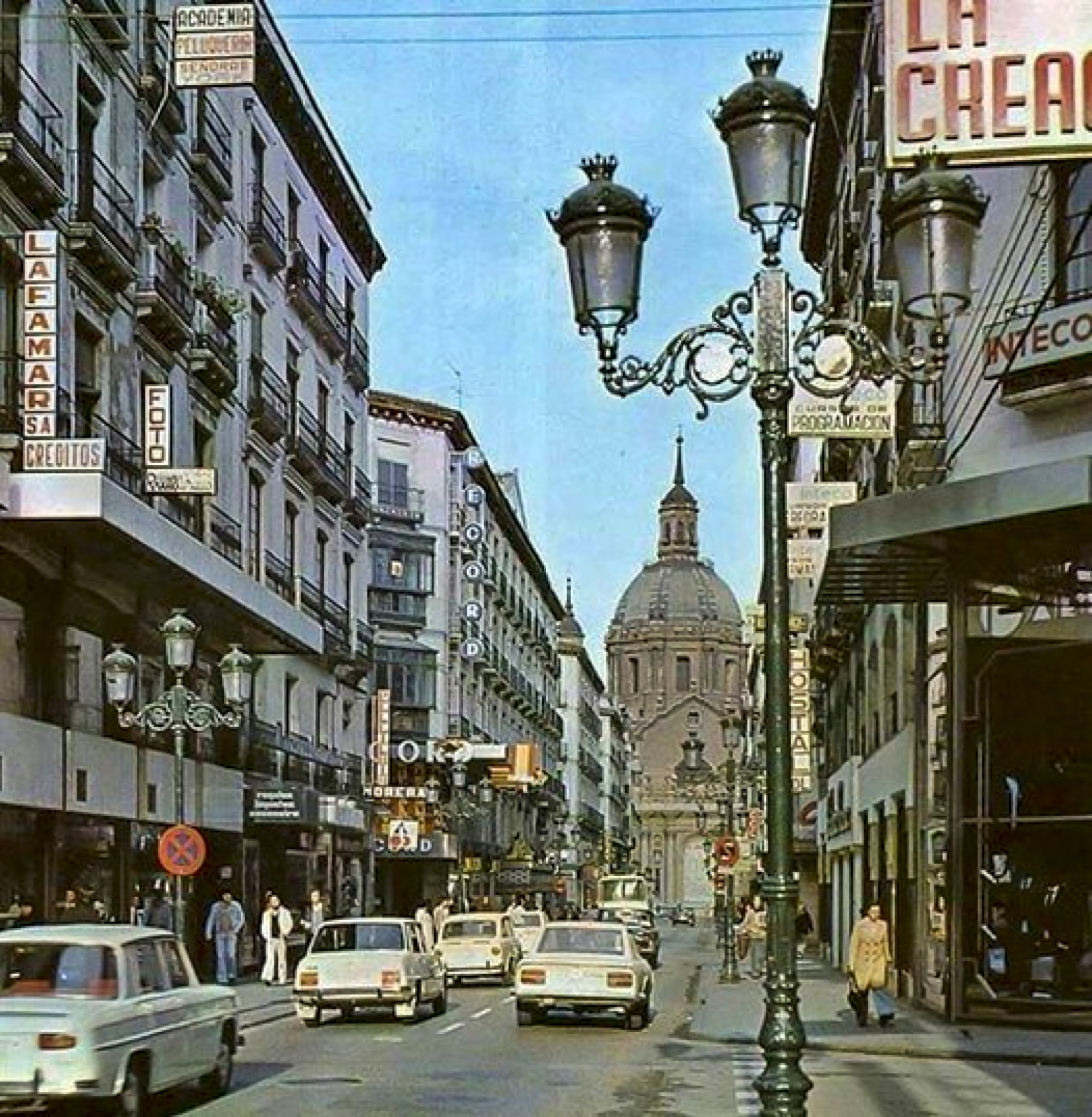 Años 80 Zaragoza antes y después, los 80 y ahora
