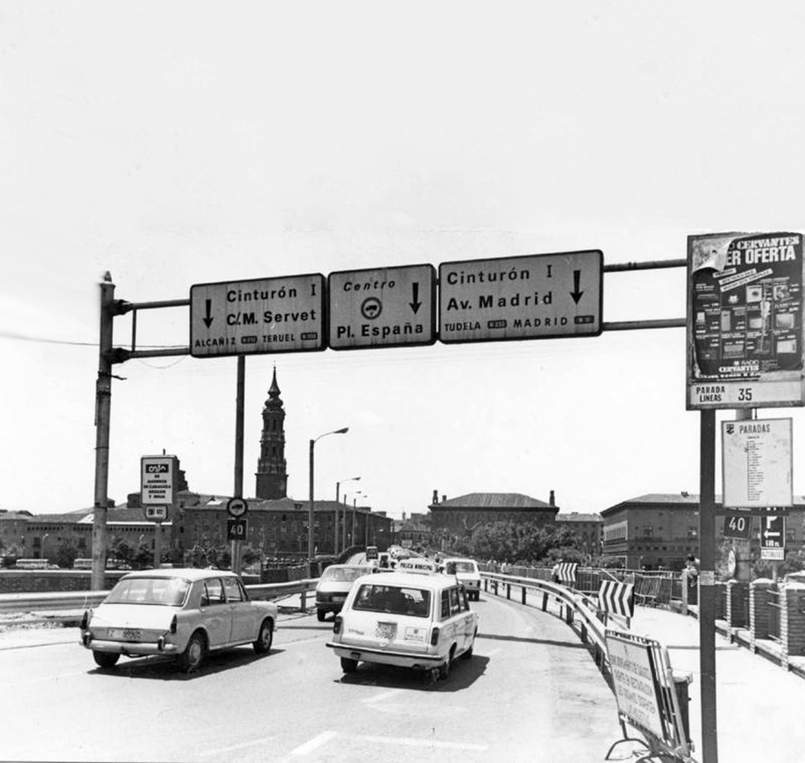 Zaragoza antes y después, los 80 y ahora