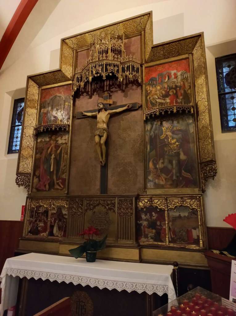 Retablo gótico procedente de la extinta iglesia de San Andrés