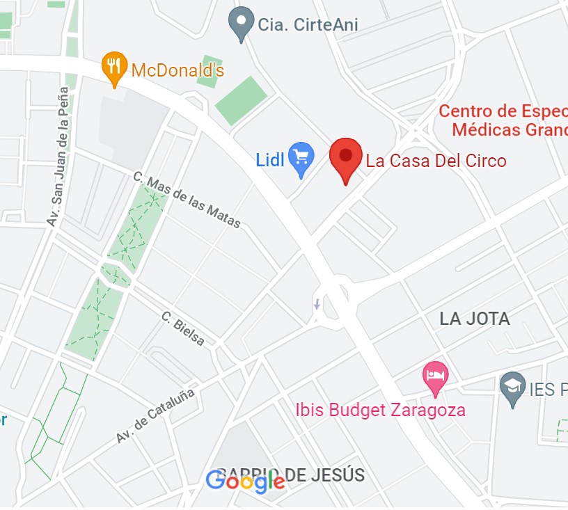 Mapa de localización |  C. Benjamin Franklin, 5, 50014 Zaragoza