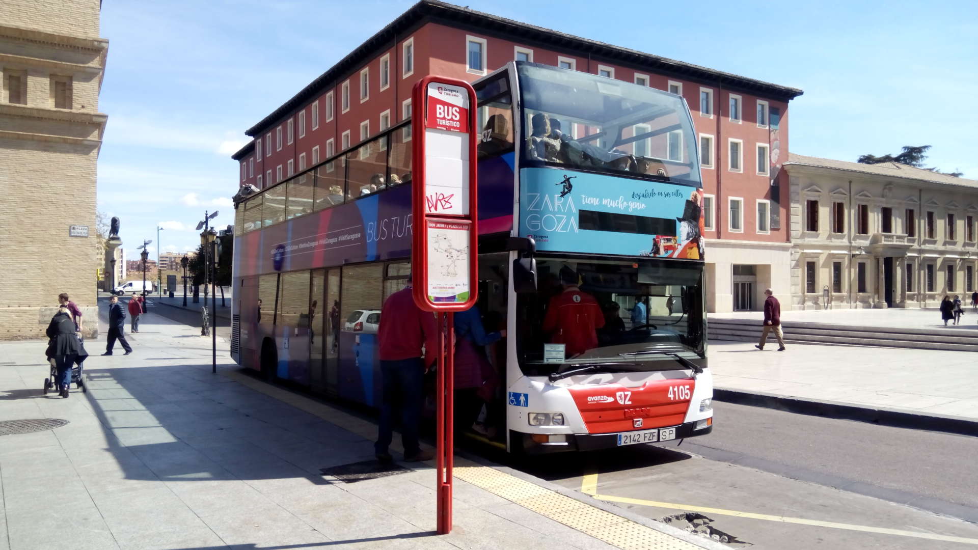 Bus turístico de Zaragoza