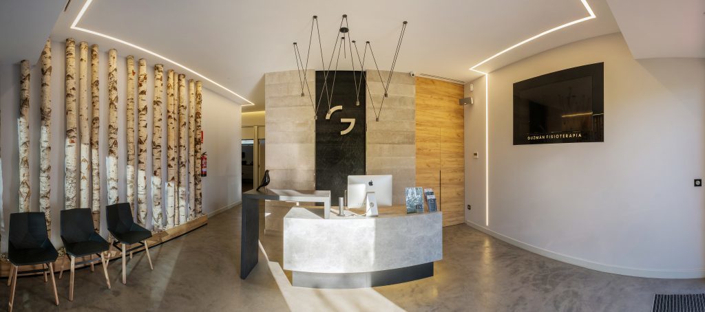 Decoración de interiores en Zaragoza - Renovación de espacios como la Fisioterapia Guzmán, interior desarrollado por Angélica Escolano