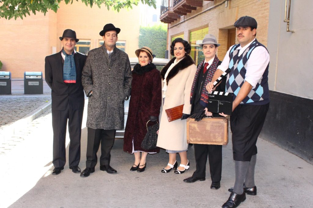 Parte del elenco de actores