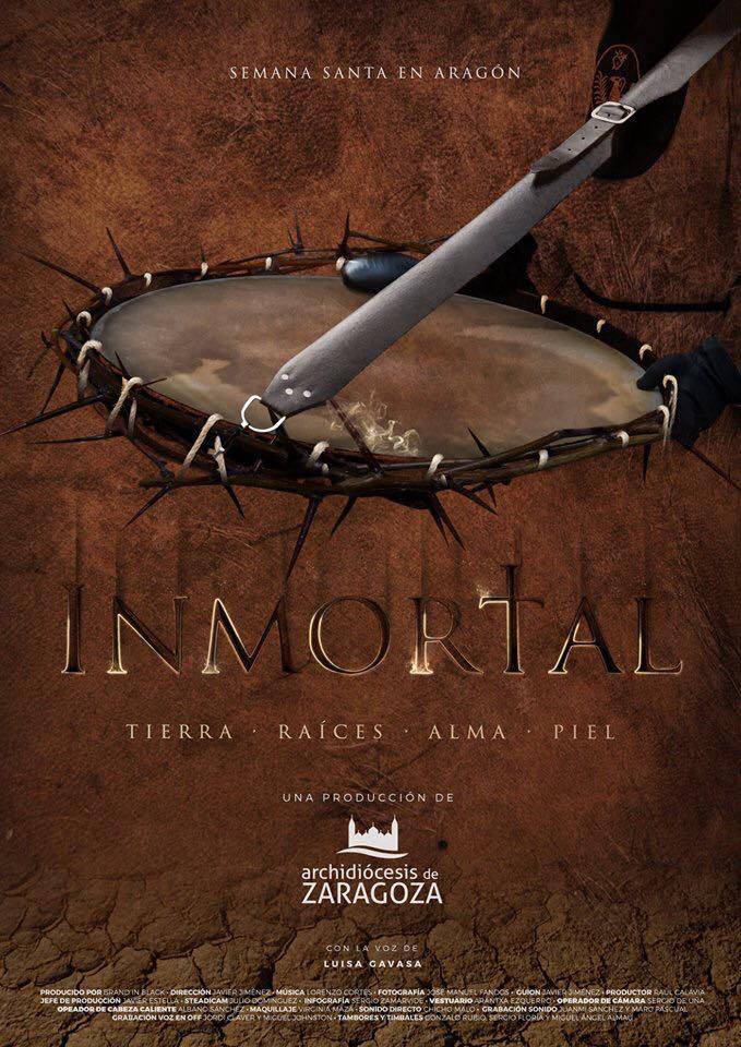 Lorenzo Cortés - Cartel del cortometraje 'Inmortal', ganador de dos Delfines en el Festival de Cannes