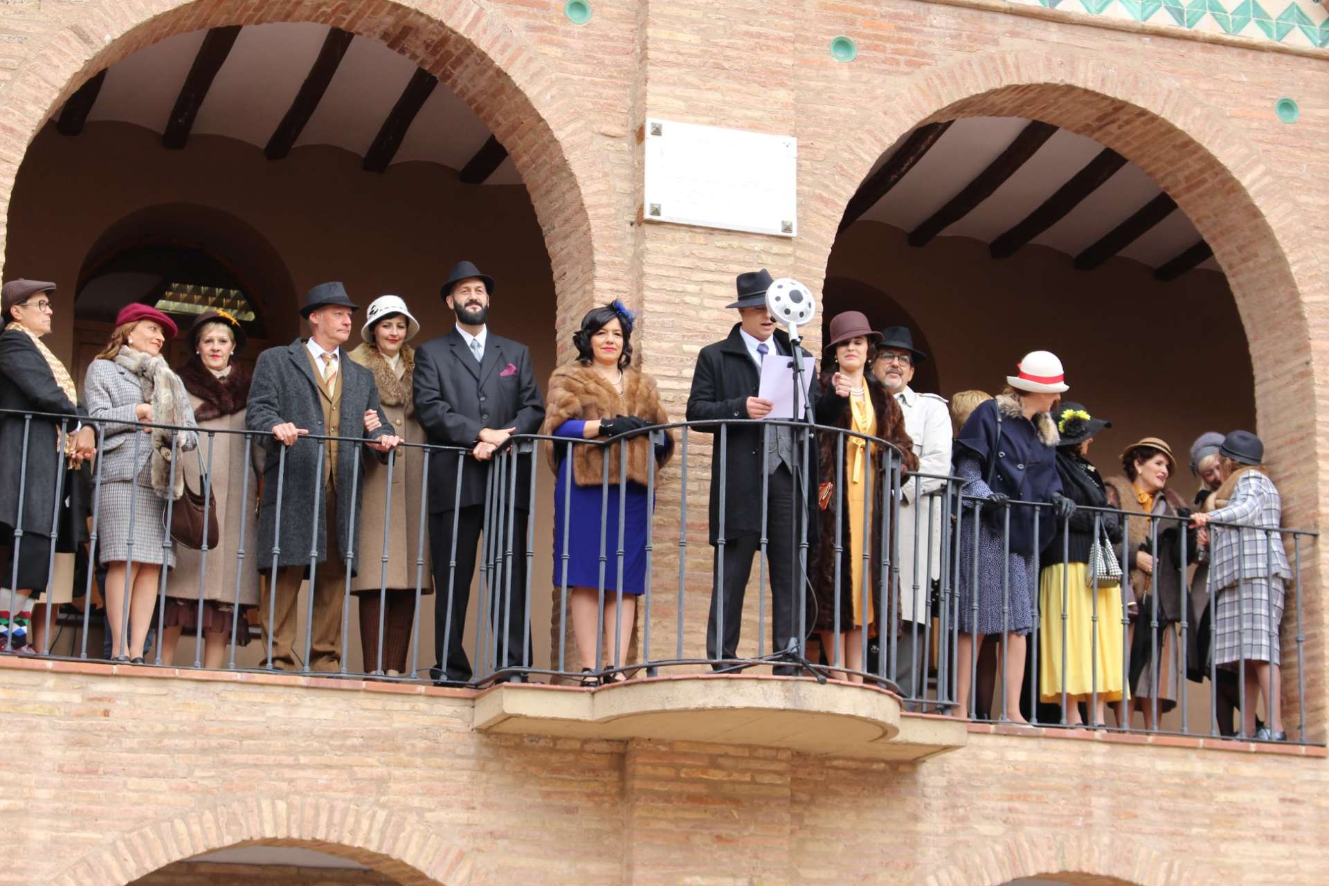Saludo en el Ayuntamiento de Florián Rey