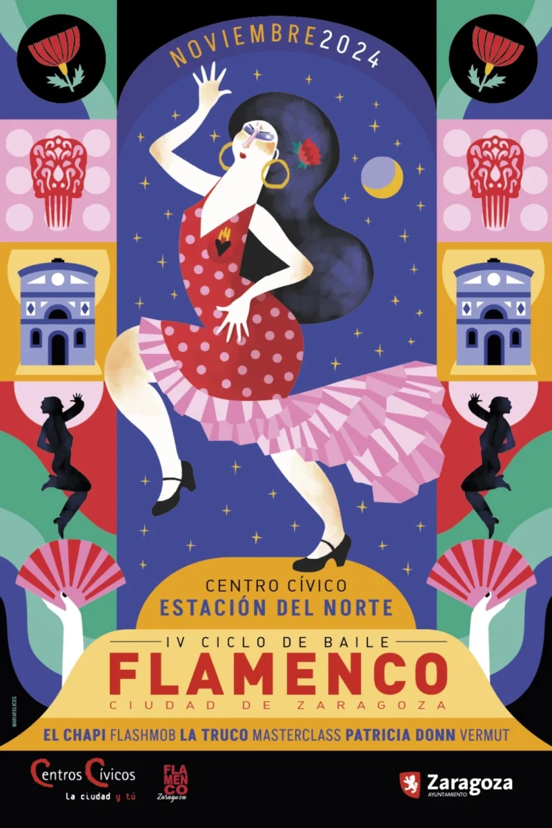 Imagen subida a Zaragoza Ciudad - flamenco zaragoza