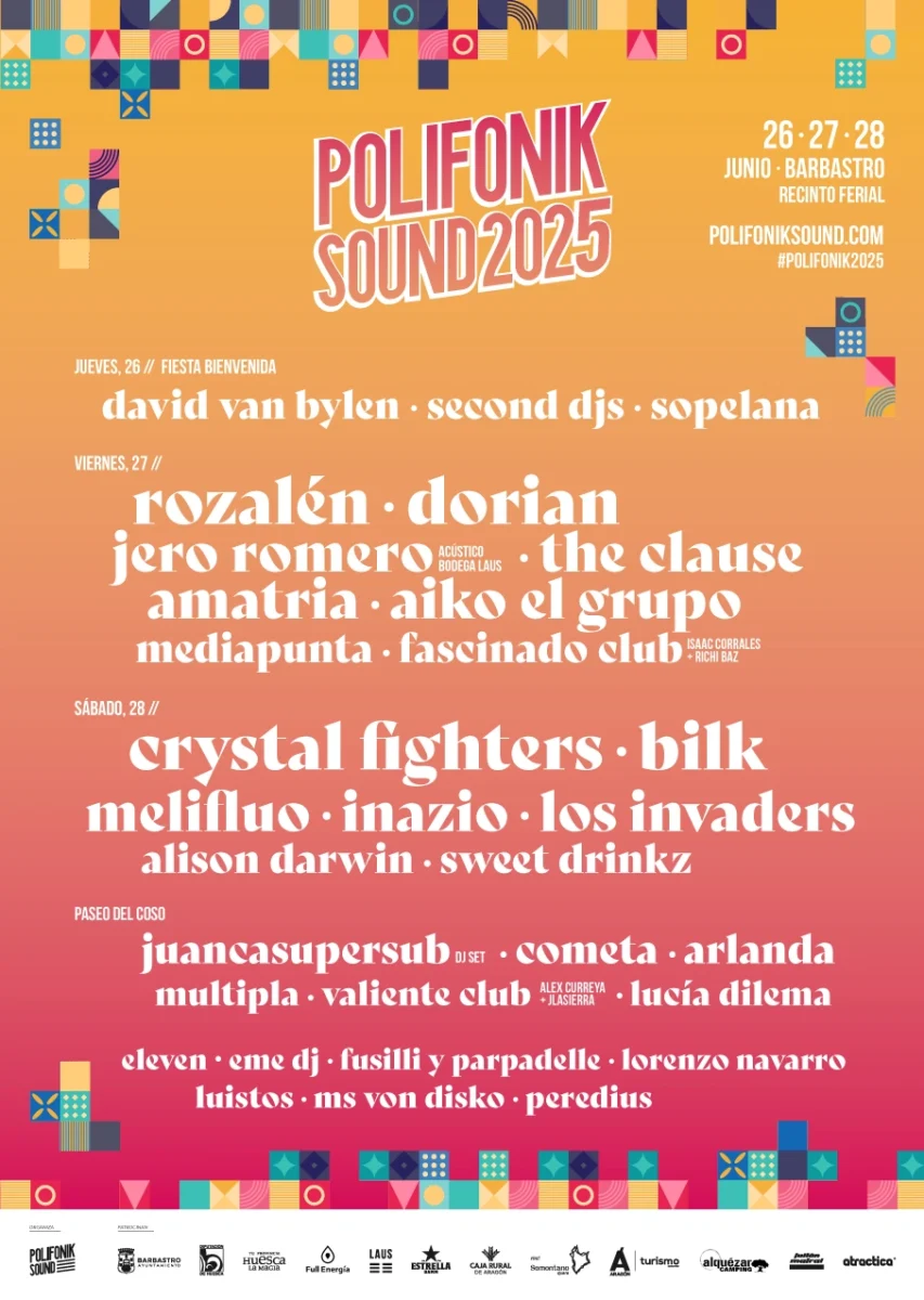 Imagen subida a Zaragoza Ciudad - Cartel PolifoniK Sound 2025