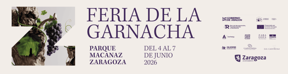 Zaragoza se convierte en la Capital Mundial de la Garnacha con una gran feria gastronómica y cultural en 2026 1 Imagen subida a Zaragoza Ciudad -