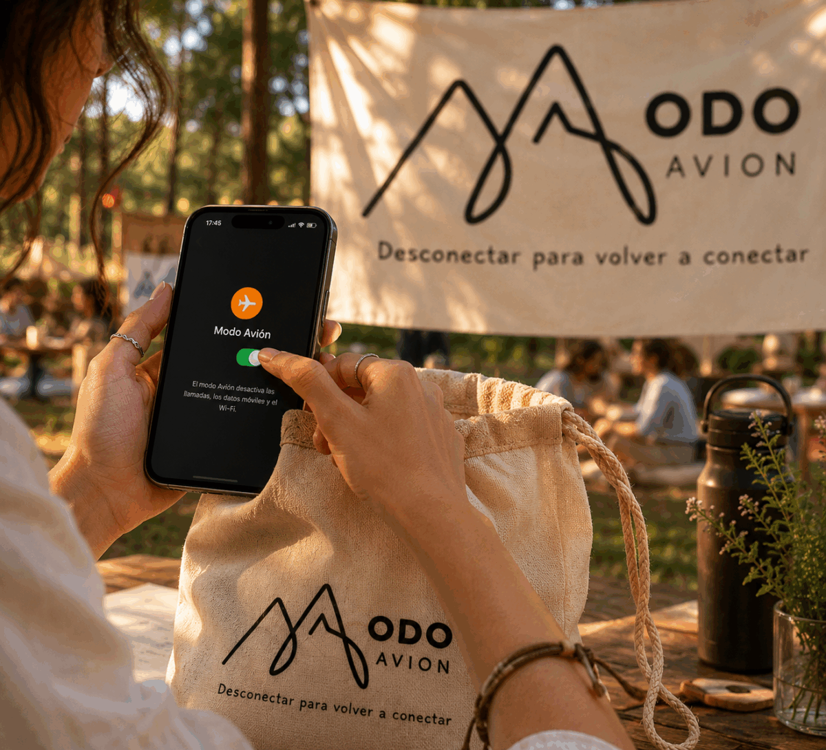 Modo Avión: el evento que propone desconectar del móvil durante 12 horas en plena naturaleza de Aragón 3 Imagen subida a Zaragoza Ciudad - ModoAvion persona